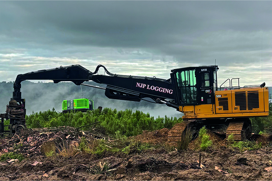 Winch-assist skidder logging, Kiwi style