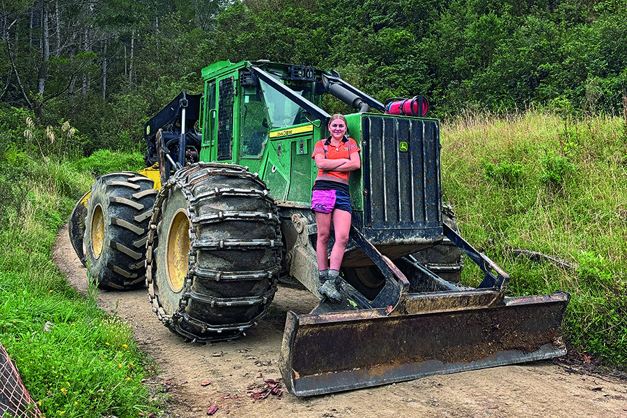 Woman in Forestry; Her heart's in the Forest 