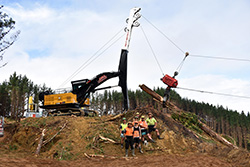 Big swing yarder production with yoder running costs