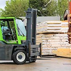 Electric Multidirectional Counterbalance Forklift comes out tops