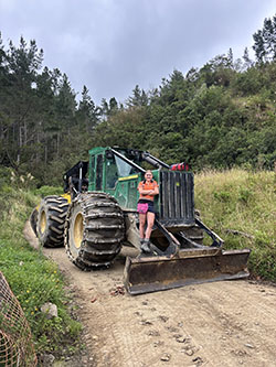 Kiana goes straight into forestry from school