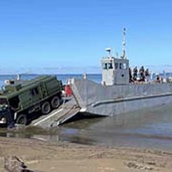 Loader and landing vehicle enlist