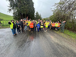 Tarata Road upgrade underway