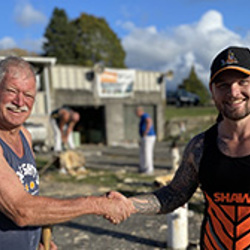 Bushman, bodybuilder, axeman